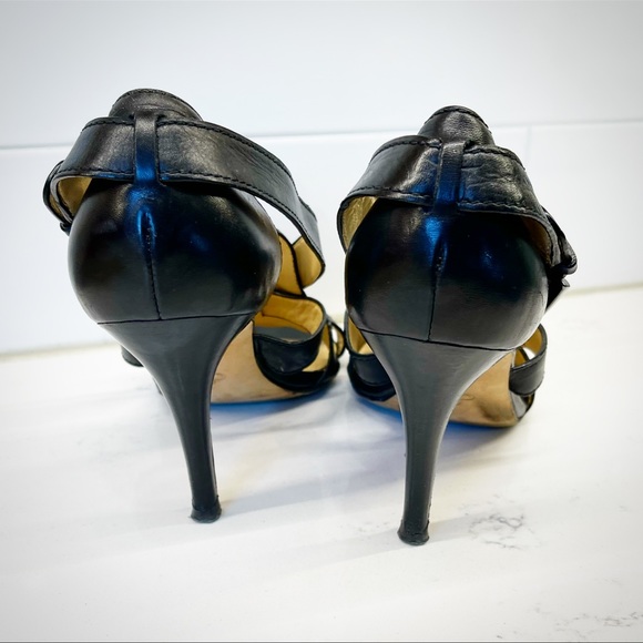 Cole Haan Calfskin Leather Gladiator Heels - Picture 5 of 12